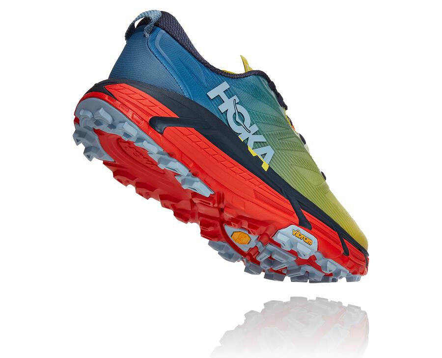 Hoka Australia One One Mafate Speed 3 - Mens Trail Shoes Blue - UXQID-2908